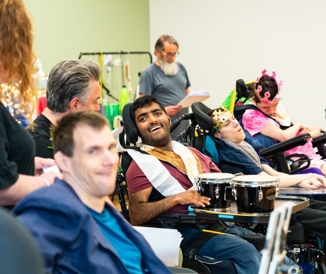 Group of people in chairs